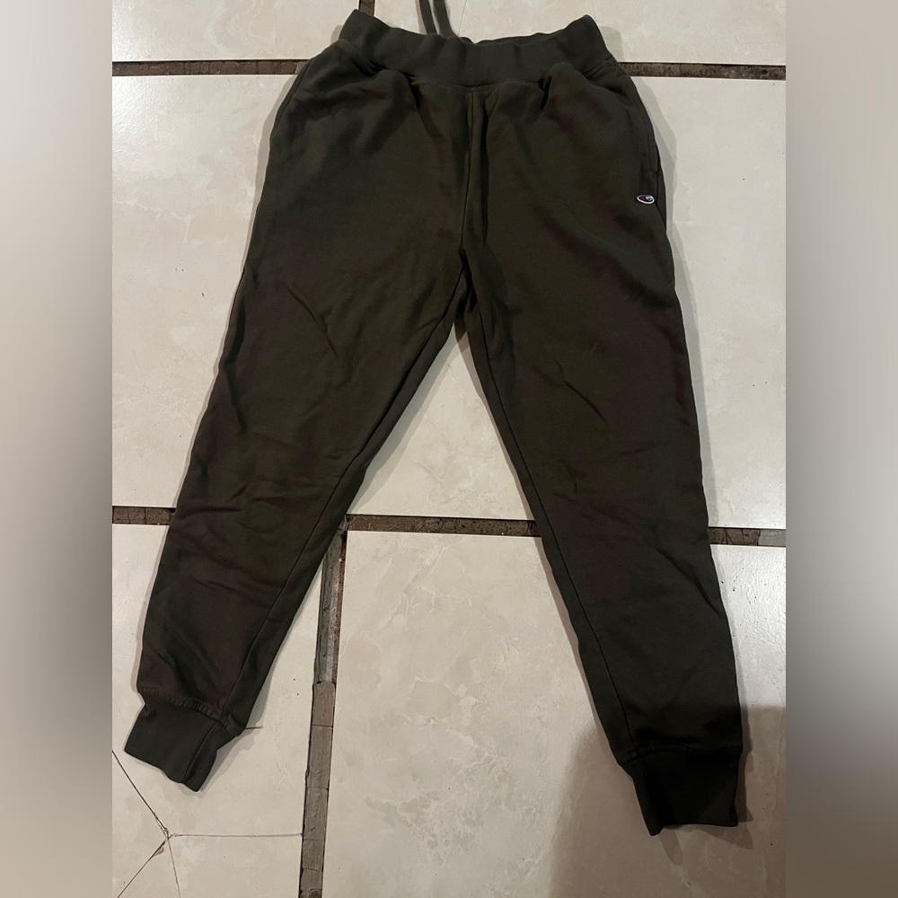 Champion Olive Green Athletic Sweatpants